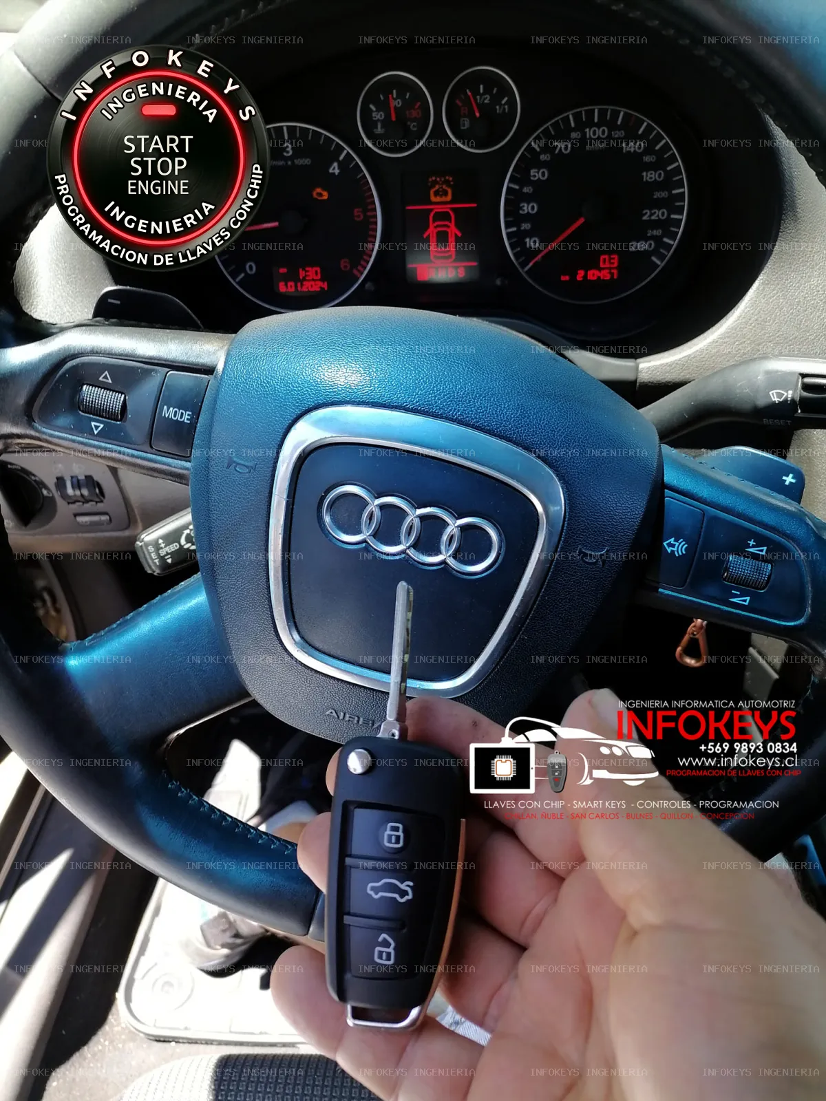 Audi A3: Ingeniería de Alta Gama en Codificación y Programación de Llave Original