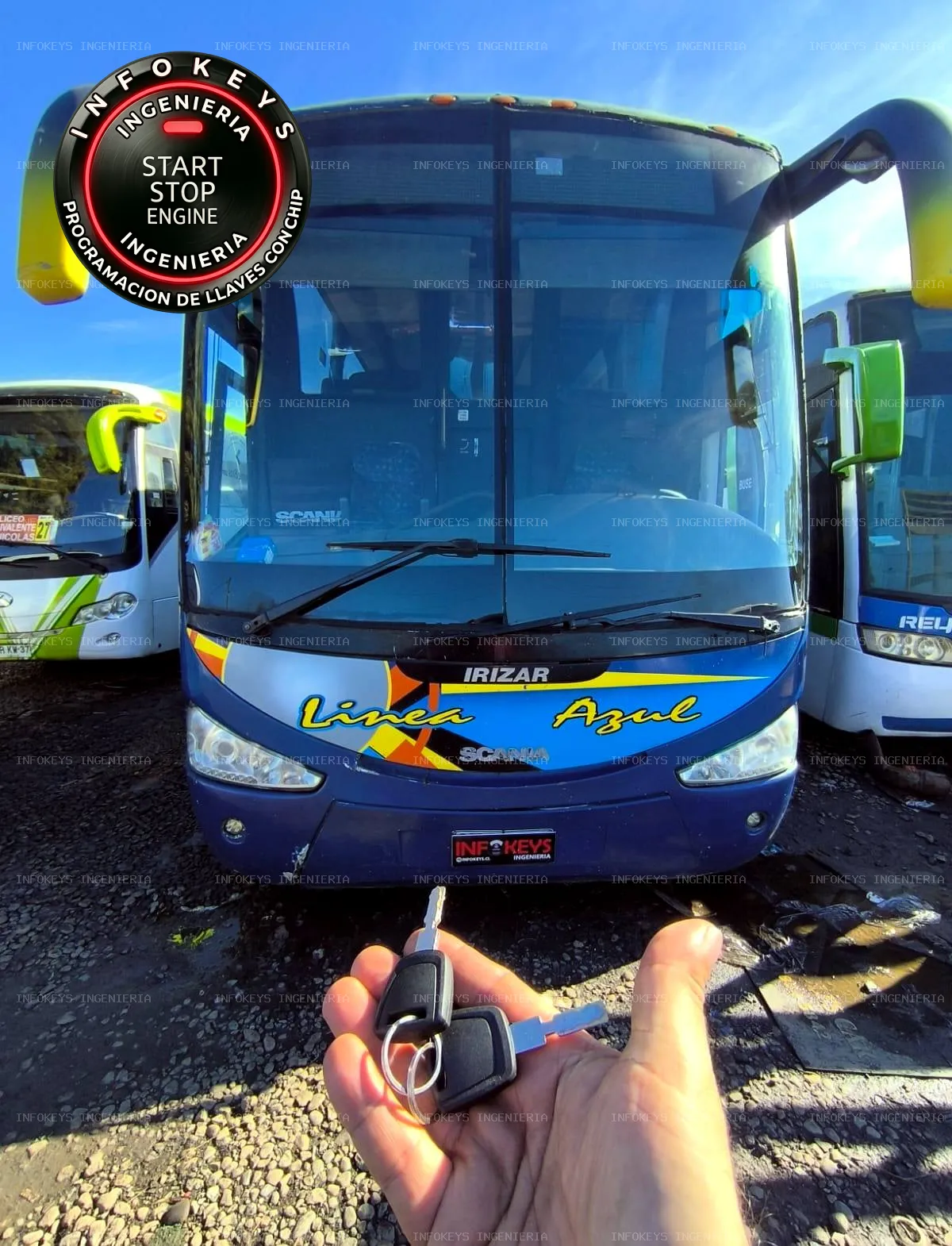 Bus Scania Irizar Rematado sin Llaves