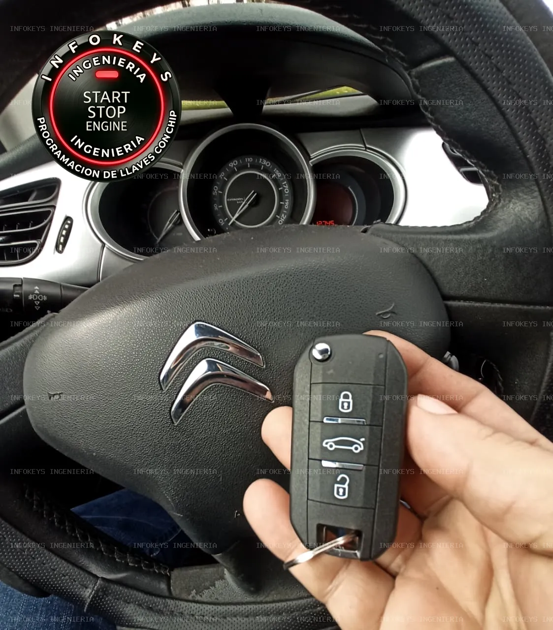 Copia de Llave para Citroën C3: Solución Económica y Upgrade Estético ante un Telemando Dañado