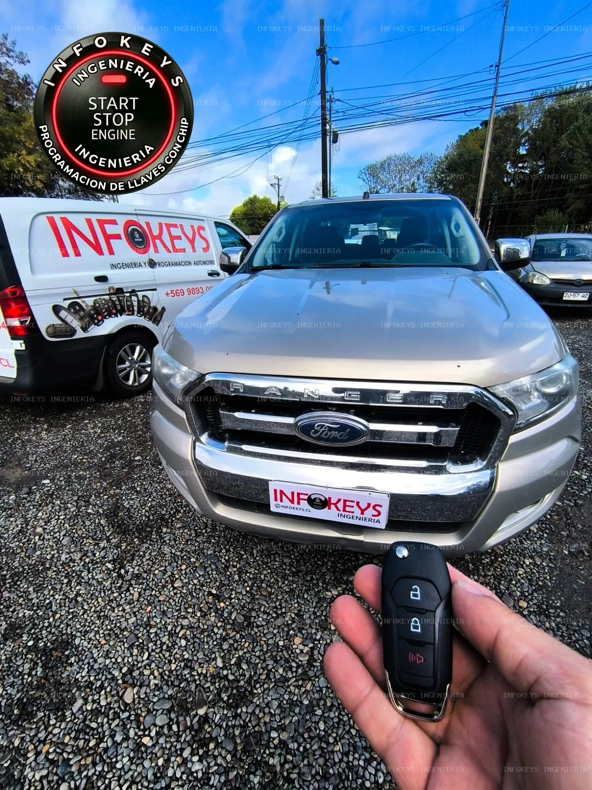 Copia y Programación de Llave Original para Ford Ranger: Alternativa Segura a Concesionario
