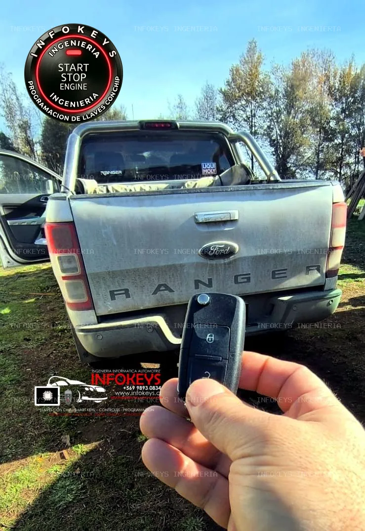 Doble Respaldo y Seguridad en Terreno: Ford Ranger (Llaves desde Cero)