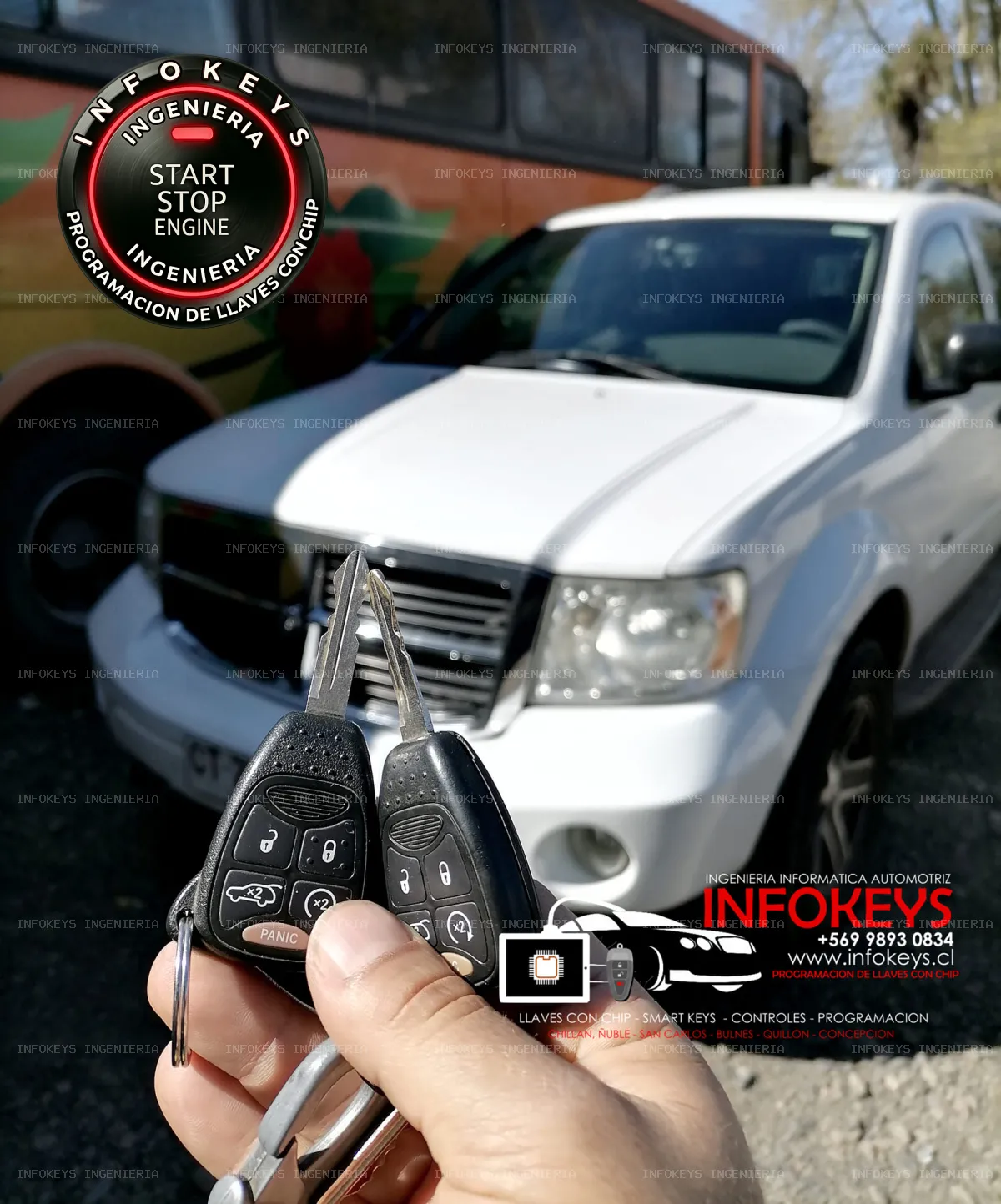 Dodge Durango: Reparación de Encendido Mediante Programación de Nuevo Chip en Llave Original