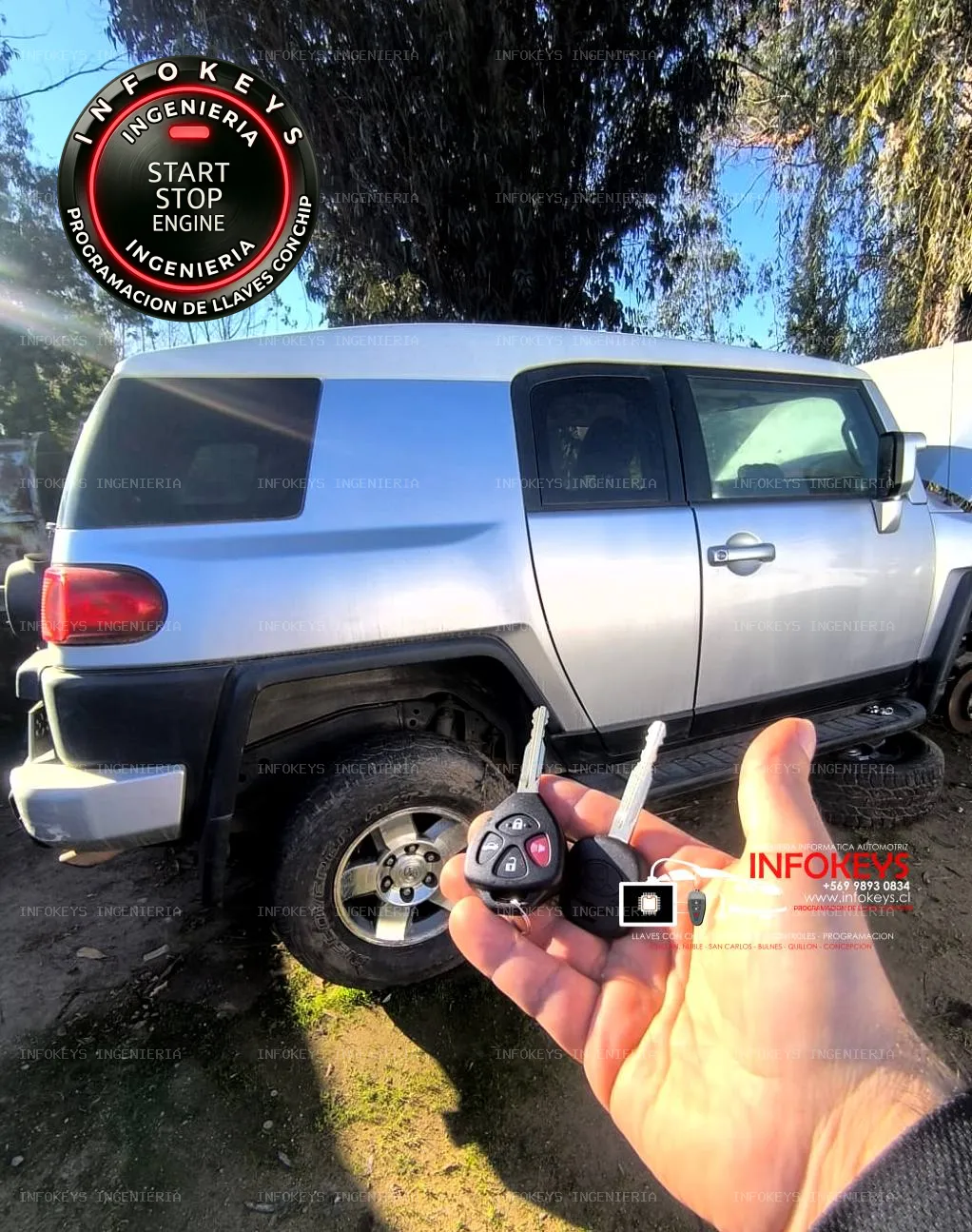 Fidelidad y Confianza Comprobada: Toyota FJ Cruiser (Llaves desde Cero)