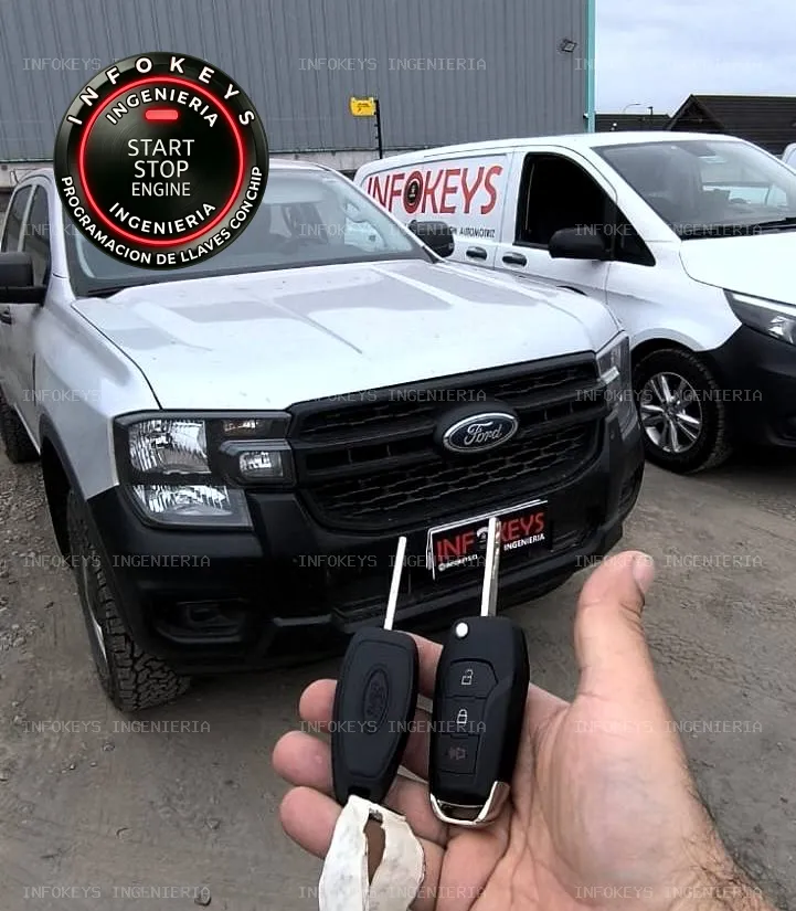 Ford Ranger 2024: Programación de llave original  Avanzada con Nivel de Agencia