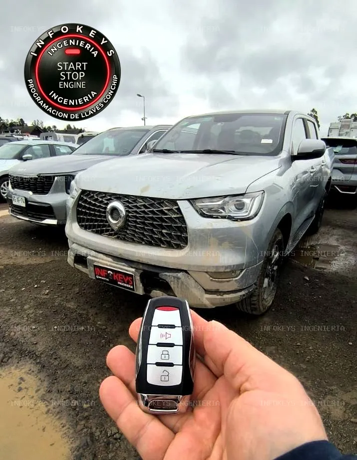 Great Wall Poer 2024: Reposición de Smart Key Original para Flotas