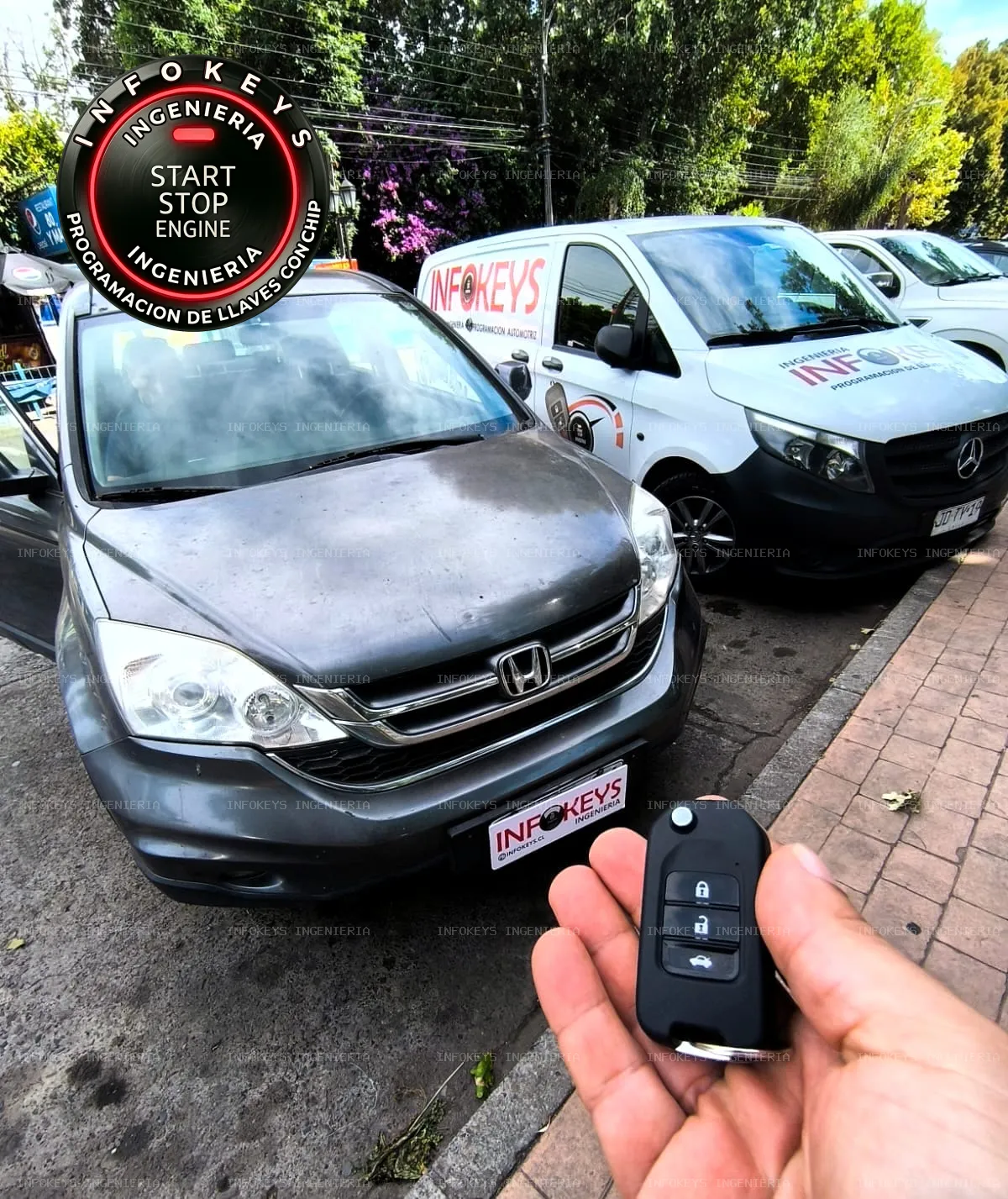 Honda CR-V: Copia de Llave a Formato Navaja Premium