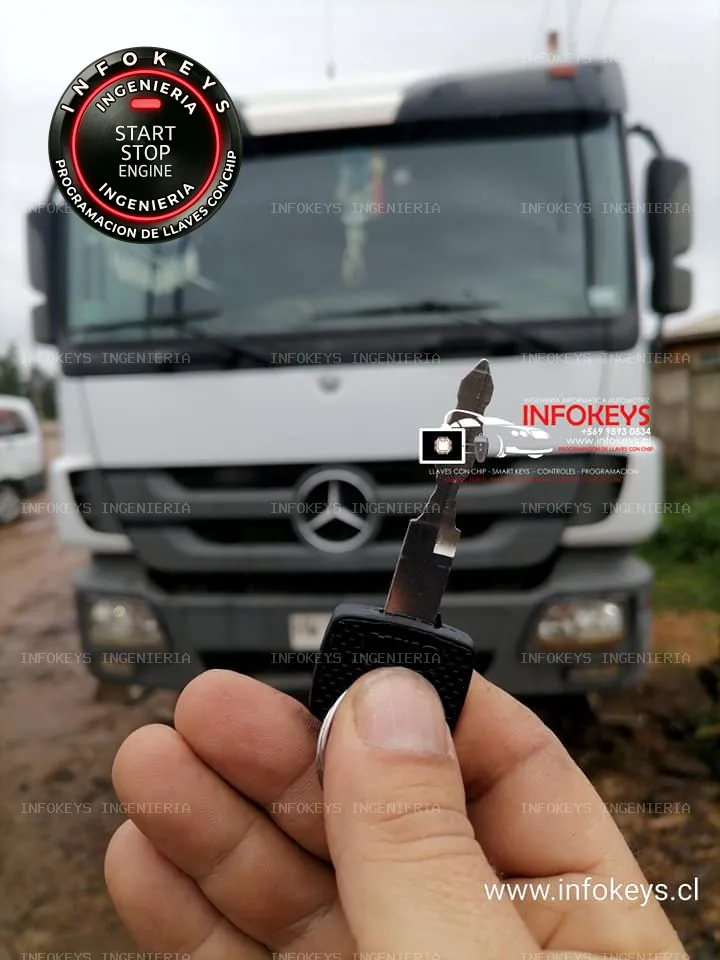Mercedes-Benz Actros 2016: Programación Online sin Desarme en Quirihue (All Keys Lost)