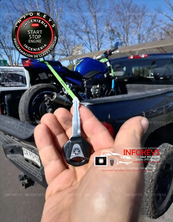 Potencia y Seguridad: Copia de Llave con Chip para Yamaha FZ1 1000cc