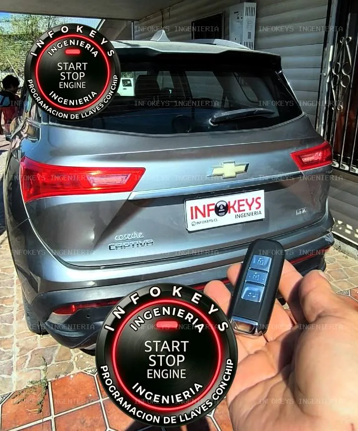 Programación de llave Smart desde cero Chevrolet Captiva 2024