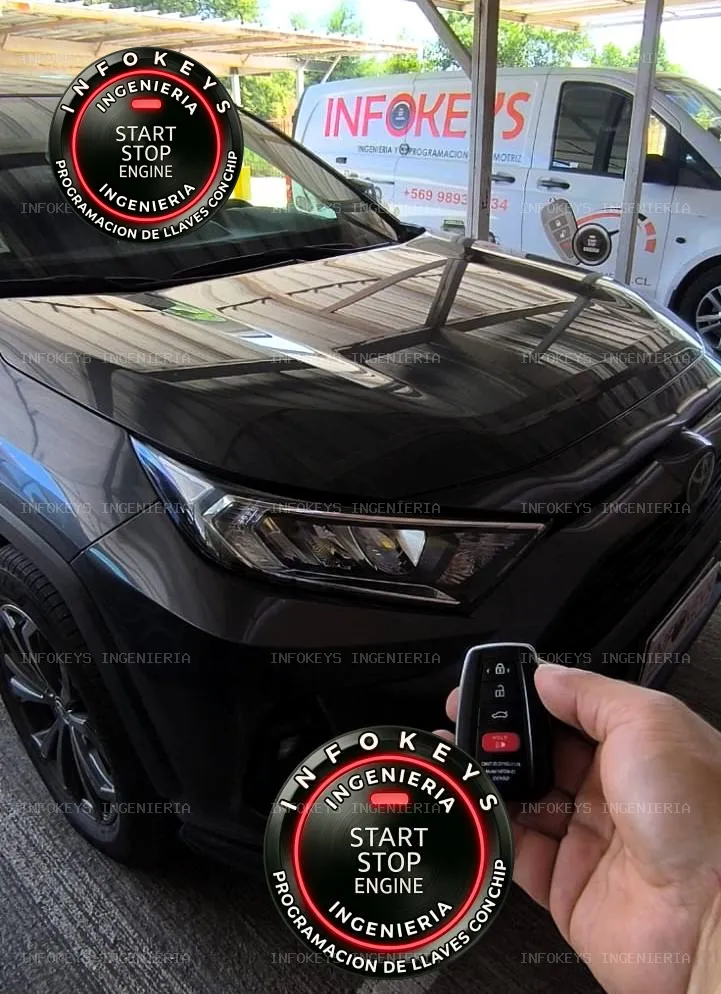 Programación y copia de llave con chip Toyota RAV 4 2024