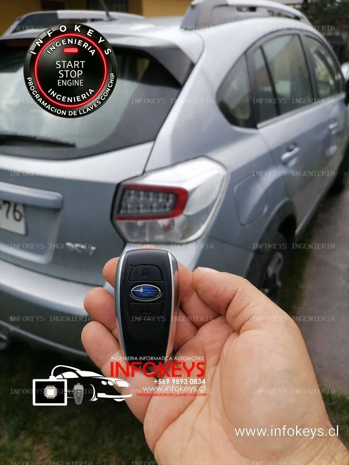 Seguridad y Rapidez: Smart Key desde Cero para Subaru XV tras Robo de Llaves
