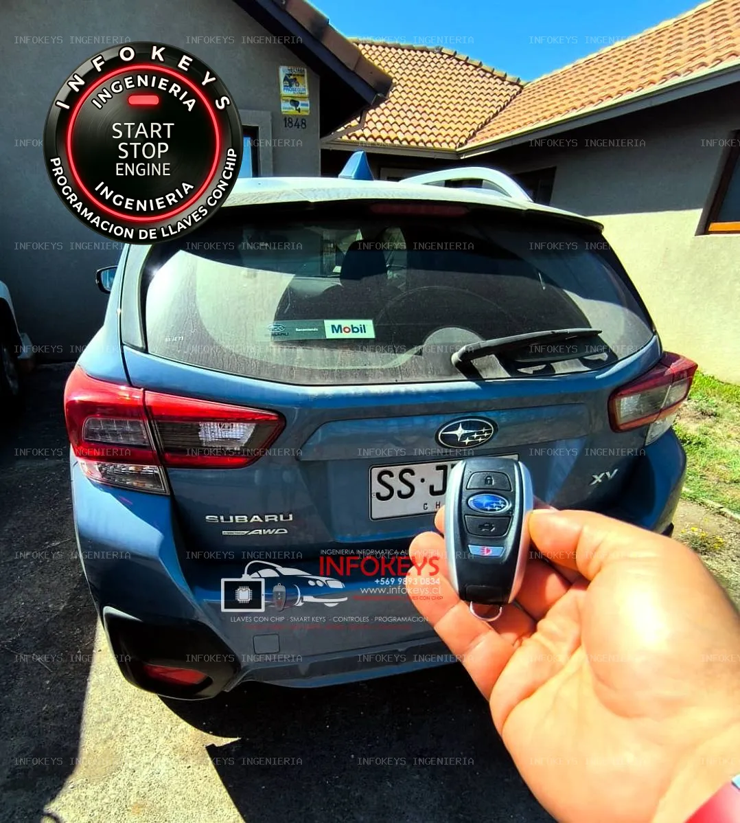 Subaru XV 2023: Tecnología de Proximidad con Smart Key Modelo Original