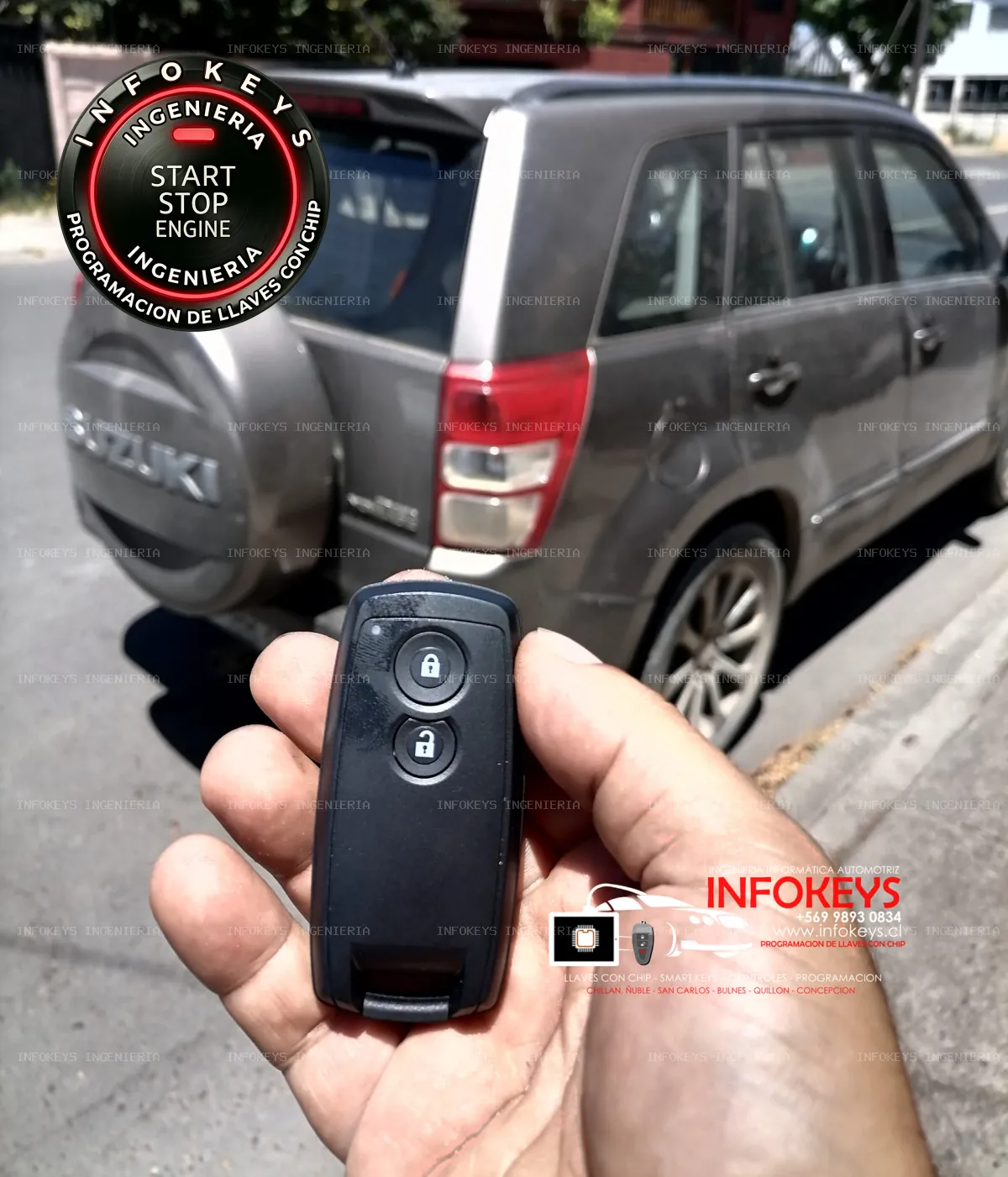Suzuki Grand Nomade: Programación de Smart Key Original para Sistema de Encendido por Perilla