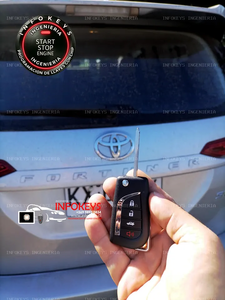 Toyota Fortuner: Renovación Total y Copia de Llave con Diseño Original