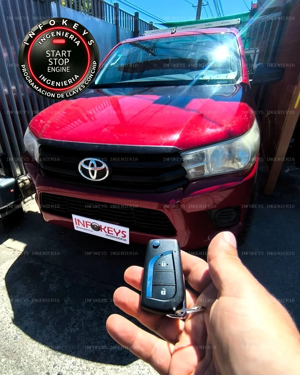 Toyota Hilux 2020: Diagnóstico Avanzado y Upgrade de Seguridad (Inmovilizador 8H)